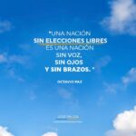 @JosePaliza: Una Nación Sin Elecciones Libres es una nación Sin Voz, Sin Ojos y Sin Brazos