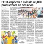 @FEDA_RD El plan nacional de capacitación implementado ha sido una experiencia Transformadora