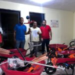 @CaamanoVive apoya a Duvergé @FEDA_RD entrega herramientas agrícolas