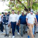 @DavidColladoM visita Malecón de Samaná verificando el avance de su última etapa