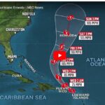 EN VIVO: Trayectoria huracan Ernesto | NBC News