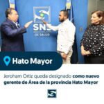 @DrMarioLama Juramentamos al galeno Jeroham Ortiz como gerente de Área de la provincia Hato Mayor