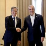 @LuisAbinader recibe en Palacio Nacional la visita de @SecBlinken