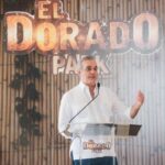 @LuisAbinader junto a @DavidColladoM @TurismoRD participa en apertura oficial de @ElDoradoWaterPark  en @CapCana