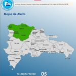 @CoeRD coloca 5 provincias en alerta verde