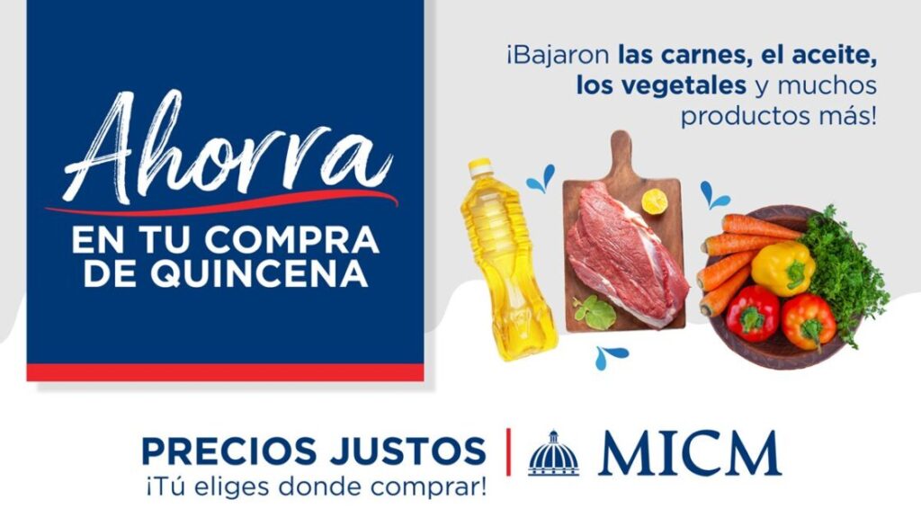 @MIC_RD @ItoBisono esta quincena aprovecha que bajaron los precios de Carnes, Aceite y Vegetales. Informate en preciosjustos.micm.gob.do