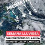 Conoce las incidencias del tiempo para este lunes 11 de noviembre 2024| Indomet avisa las lluvias van a continuar sobre RD este lunes |@JeanSuriel