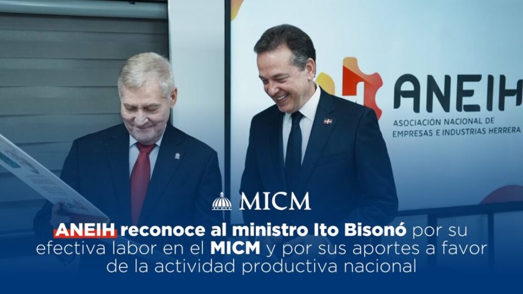 @ItoBisono @MIC_RD la Asociación Nacional de Empresas e Industrias Herrera (ANEIH) reconoció al ministro @ItoBisono