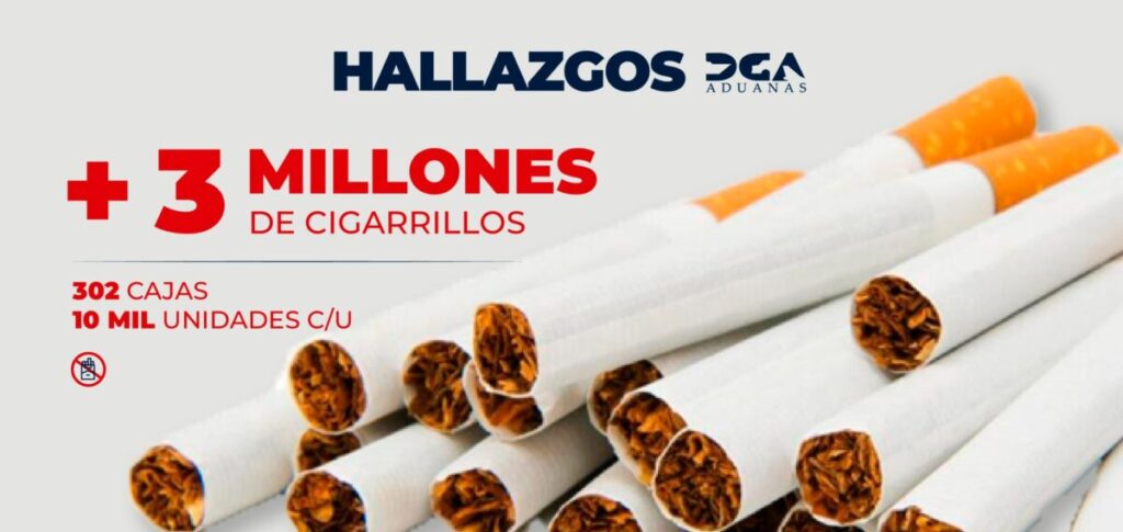 @SanzLovaton @aduanard detectamos un importante contrabando en el puerto de Haina: 3,020,000 cigarrillos y 6,027 municiones de distintos calibres