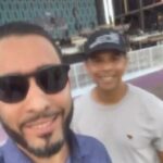 @SaymonDiaz informó este jueves que todo está listo para que inicie la serie de cuatro conciertos que tendrá el grupo @aventura en el Estadio Olímpico