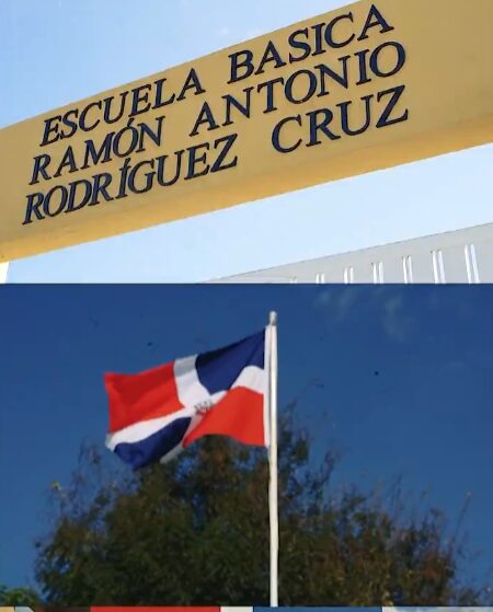 @EducacionRDo @RaquelPenaVice inauguró la Escuela Básica Ramón Antonio Rodríguez Cruz y el techado de la cancha de Escuela Básica Andrés Bello
