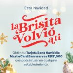 @SuperateRDO la Brisita ya está aquí para alegrar tus fiestas! Activa tu Tarjeta Bono Navideño Mastercard Banreservas y prepárate para disfrutar de RD$1,500 en compras esta temporada.