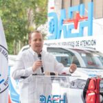 @MinPreRD @JosePalizarealizó entrega de cuatro nuevas camionetas, con la que suman ya 49, para fortalecer la labor de la Dirección de Servicios de Atención de Emergencias Extrahospitalarias (@DaehRd)