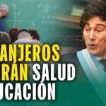 Argentina Reforma Migratoria: Javier Milei .@JMilei anuncia que no habrá educación ni salud gratuita para extranjeros