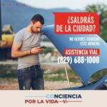 ¿Sales de la ciudad?.. Recuerda este número (829) 688-1000 “#ASISTENCIAVIAL” #ConcienciaPorLaVidaRD