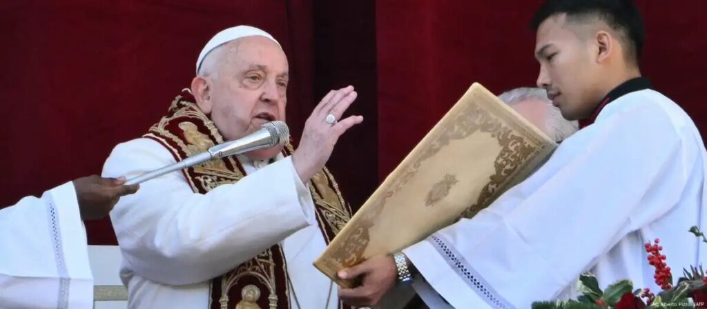 ROMA |  El Papa Francisco pide en Navidad que “callen las armas” en el mundo