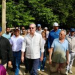 Presidente @LuisAbinader visitó zonas afectadas por las lluvias en Puerto Plata, para coordinar acciones frente a daños provocados