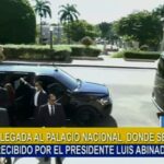 @ItoBisono Edmundo González @EdmundoGU, es recibido por el Presidente Luis Abinader @LuisAbinader en el Palacio Presidencial