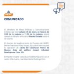 @RDMOPC Informamos a la ciudadanía que este próximo sábado 25 de enero en horario de 9:00 AM a 11:00 AM, el Puente Flotante estará cerrado para el tránsito vehicular.