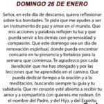 @LaOracionDeHoy Domingo 26 de enero 2025