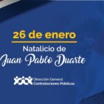 @ComprasRD Hoy celebramos el legado de nuestro padre de la patria, Juan Pablo Duarte