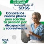 @DIDA_RDO ¿Sabías que los plazos para solicitar pensiones por discapacidad y sobrevivencia han cambiado?