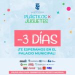 @CarolinaMejiaG @AlcaldiaDN Estamos en conteo regresivo para #PlásticosXJuguetesADN. Nos vemos este domingo 5 de enero desde las 8:00AM hasta las 4:00PM en nuestro Palacio Municipal ubicado en el Centro de los Héroes