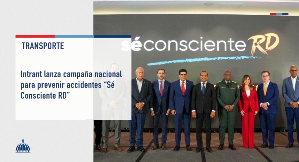 @Intrant_RD lanza campaña nacional para prevenir accidentes ” Sé consciente RD”