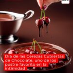 Hoy 3 de enero celebramos el Día de las Cerezas Cubiertas de Chocolate, una fecha especial para los amantes de esta exótica combinación