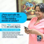 @DrMarioLama @SNSRDO Haz tu cita médica desde la comodidad de tu hogar marcando con tu celular *753, nuestro sistema de Gestión de Citas Médicas. ¡Es gratis y no te gasta los minutos!