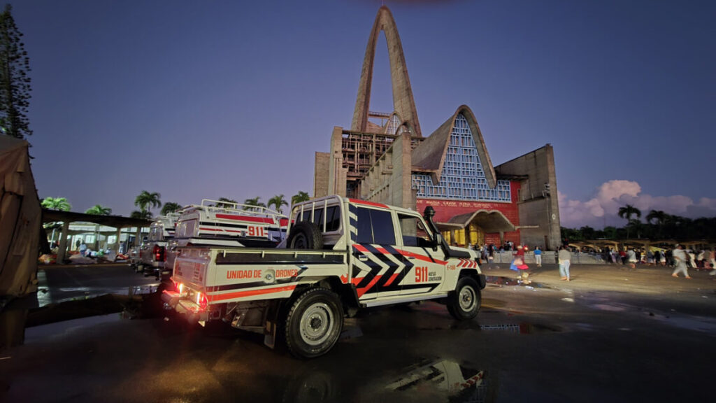 Tecnología de drones y videovigilancia del 911 en el feriado del Día de la Altagracia 2025