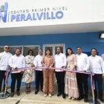 @SPereyraRojas En compañía de nuestra vicepresidenta @RaquelPenaVice\ , hicimos entrega del remozado Centro de Salud de Primer Nivel de Peralvillo, en Monte Plata