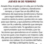 @LaOracionDeHoy jueves 06 de febrero del 2025