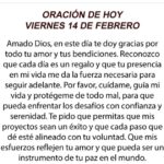 @LaOracionDeHoy Viernes 14 de Febrero del 2025