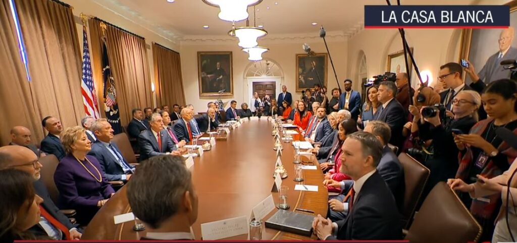 EN VIVO: Primera reunión del Gabinete de @realDonaldTrump, con asistencia de Elon Musk 26 febrero 2025