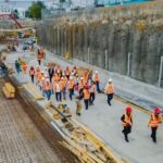 @Josepaliza y @EduardoEstrellaV realizaron recorrido de supervisión que incluyó la construcción del túnel en la Plaza de la Bandera y el paso a desnivel en la avenida Isabel Aguiar