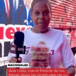 Ana Lidia Infante tiene 16 años dedicada a la venta de fresas, viajando cada semana desde Constanza a Santo Domingo, ya que de ahí depende el sustento de ella y sus cuatros hijos