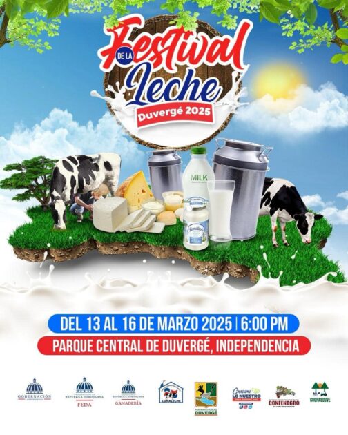 @CaamanoVive Hecmilio Galván Felicita al pueblo de Duvergé, Prov. Independencia que este fin de semana está celebrando por todo lo alto uno de las actividades más nobles y productivas , El “Festival de Leche”