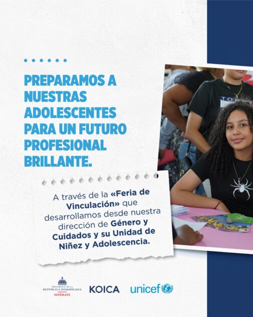 @SuperateRDO apostamos por la educación y la capacitación como herramientas clave para el desarrollo integral de las adolescentes