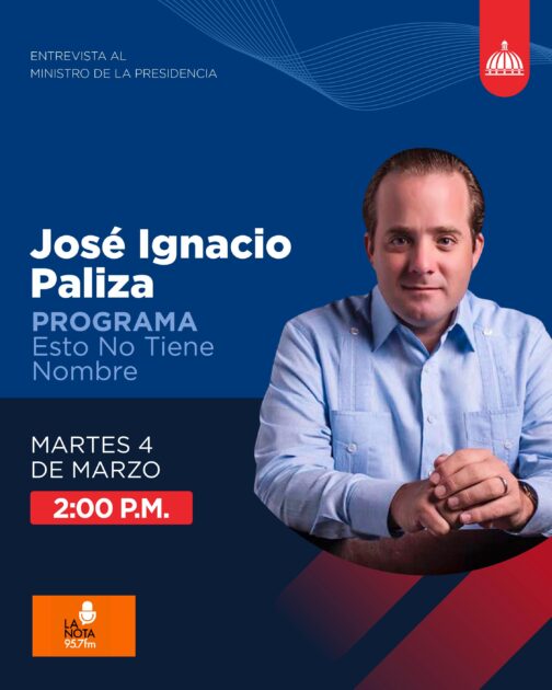 Sintoniza Entrevista @JosePaliza hoy a partir de las 2pm en el programa “Esto no tiene nombre” por “La Nota 95.7 FM”