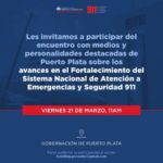 @JosePaliza Invita a participar en el encuentro con medios y personalidades destacadas de Puerto Plata este próximo Viernes 21 a partir de las 11AM en la gobernación de Puerto Plata