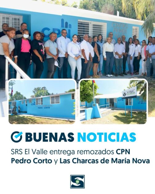 @DrMarioLama @SNSRDO SRS El Valle entrega remozados CPN Pedro Corto y las Charcas de María Nova