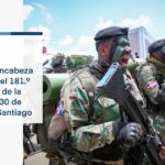 El Pdte.@LuisAbinadery la vicepresidenta @RaquelPenaViceencabezaron el desfile cívico-militar en honor al 181.º aniversario de la batalla del 30 de Marzo
