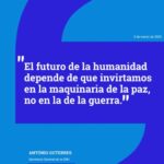 @ONU_es Es hora de que los líderes pasen de las palabras a la acción e inviertan en soluciones para el desarme y el futuro pacífico que todas las personas merecen