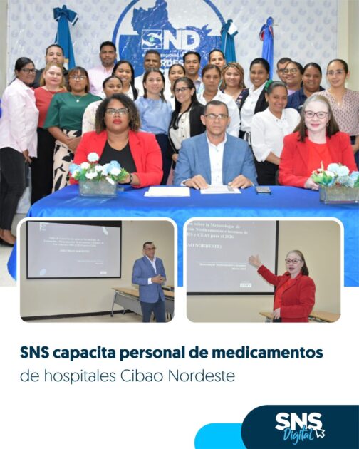 DRMarioLama @SNSRDO capacita personal de medicamentos de hiospitales del Cibao Nordeste