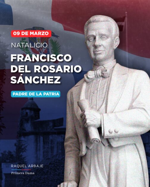 @Raquelarbaje El legado de Francisco del Rosario Sánchez sigue siendo un faro de inspiración en nuestra historia. En el aniversario de su natalicio, honramos su valentía y compromiso con la independencia de la República Dominicana