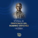 @PRM_Oficial Hoy recordamos el 208º aniversario del natalicio del prócer Francisco del Rosario Sánchez. Abogado, militar y político, fue uno de los fundadores de la Patria en la lucha por la Independencia Nacional de 1844