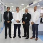 @DrMarioLama Visitamos #hoy en #Santiago al área #UCI del hospital Cabral y Báez constatando el adecuado y oportuno manejo a los pacientes