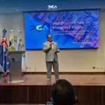 @SanzLovaton @AduanaRD Eduardo Rodríguez Apolinar representó a la DGA con la ponencia: “Gestión coordinada de fronteras y de riesgo, y su impacto en la seguridad de la Cadena de Suministros en RD”