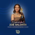 ¡Orgullo DOMINICANO en los #Oscars! Zoe Saldaña, primera actriz de origen dominicano que gana un premio Oscar